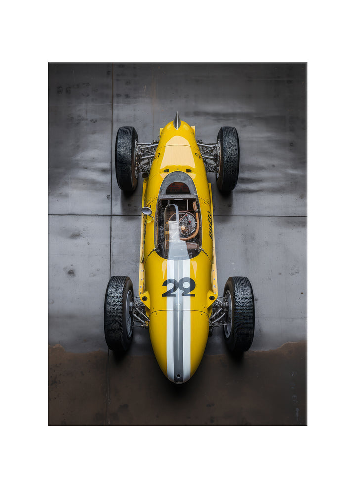 Vintage Formula Yarış Otomobili Kanvas Tablo | Klasik Motorsporları Duvar Dekoru