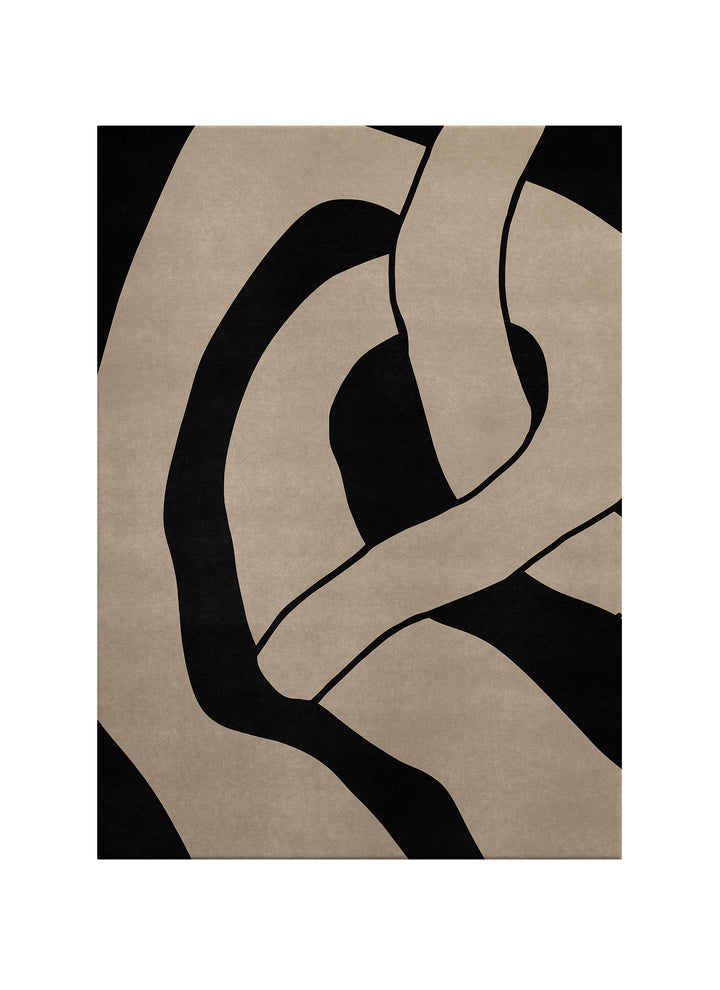 Akış – Organik Formlu Soyut Kanvas Tablo