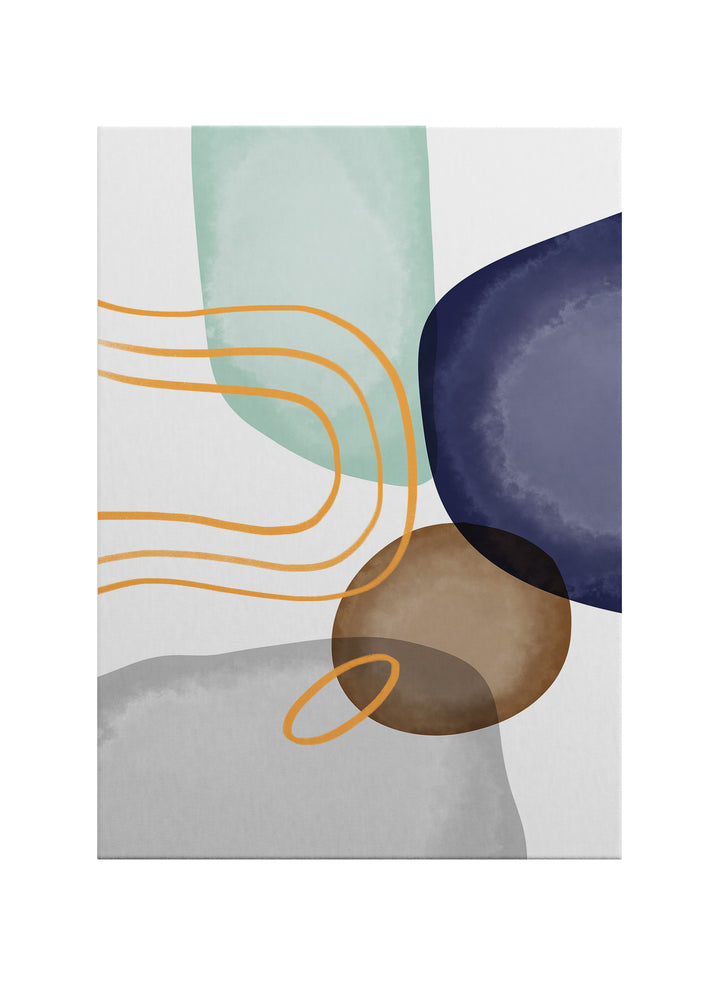 Akışın Ritmi – Modern Soyut Kanvas Tablo