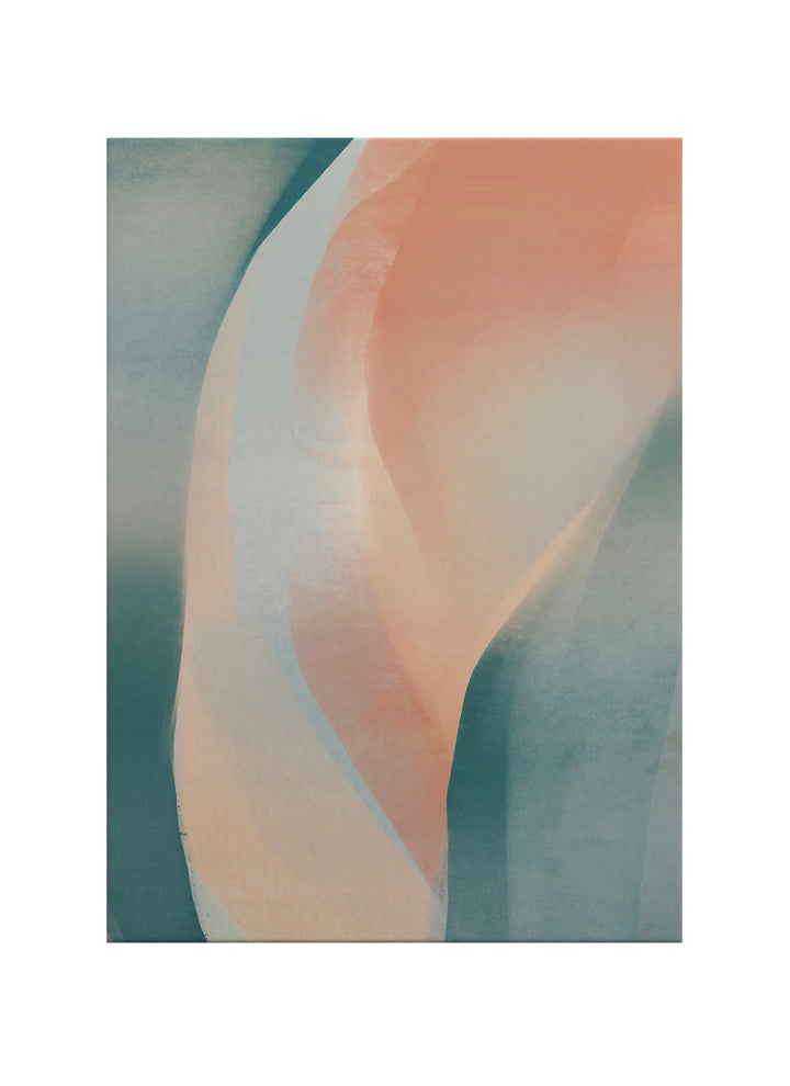 Akışkan Sessizlik Soyut Kanvas Tablo