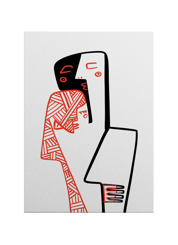 Bağ – Soyut İlişki Temalı Kanvas Tablo