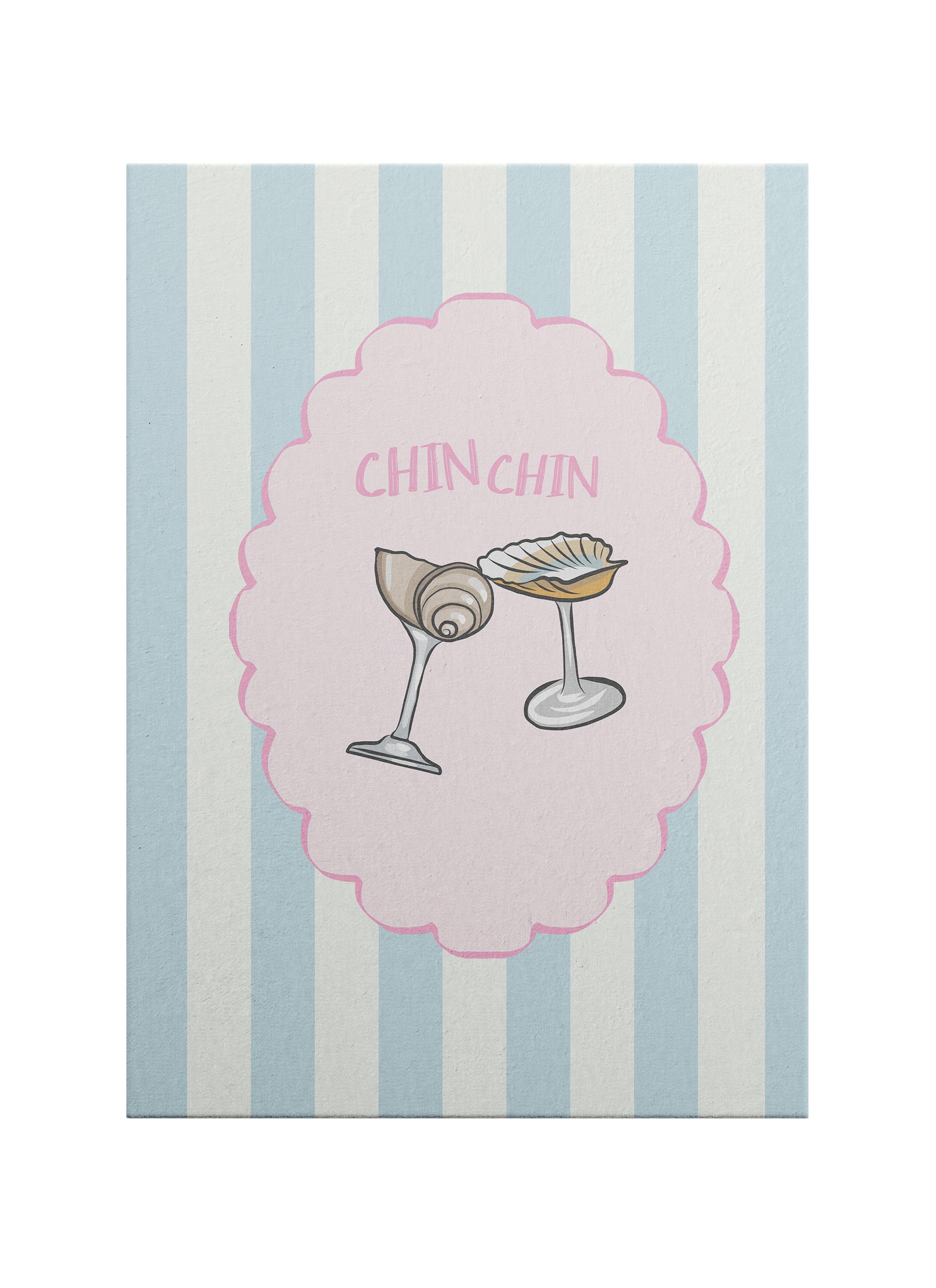 Chin Chin – Retro Kokteyl Kadehleri Pop Art Kanvas Tablo