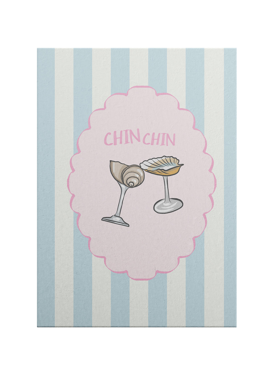 Chin Chin – Retro Kokteyl Kadehleri Pop Art Kanvas Tablo