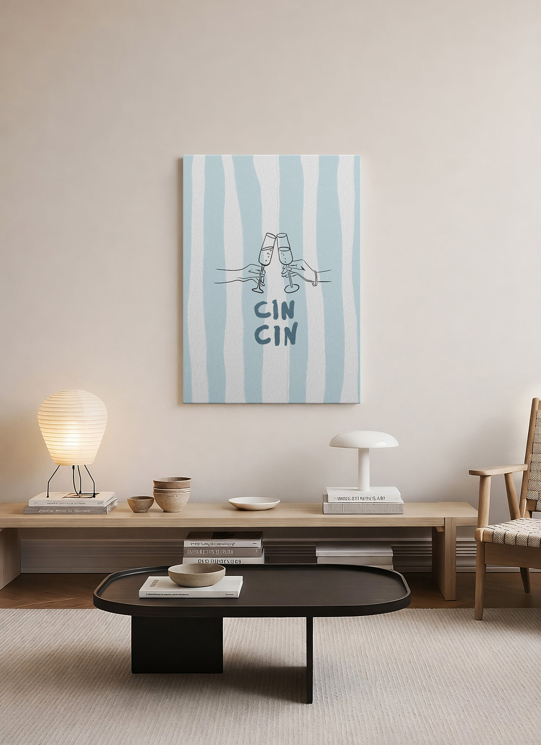 Çin Çin – Kutlama Temalı Minimal Tablo