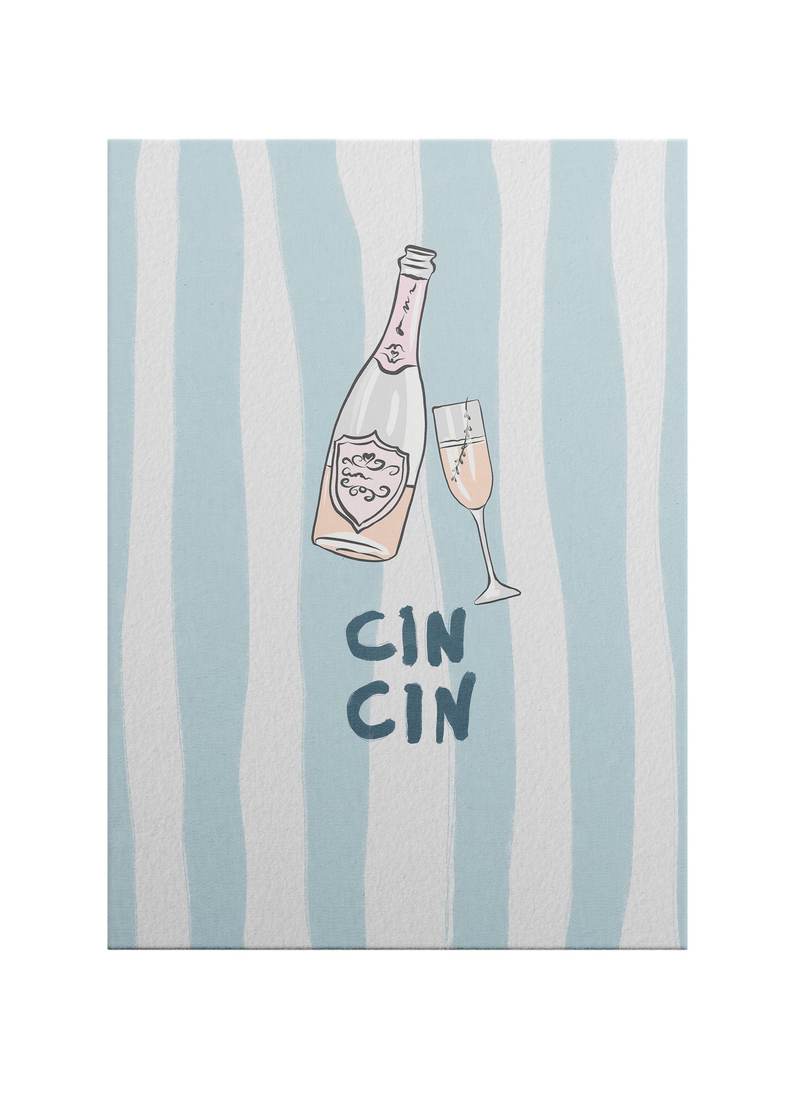 Çin Çin – Şampanya & Kadeh Minimal Tablo