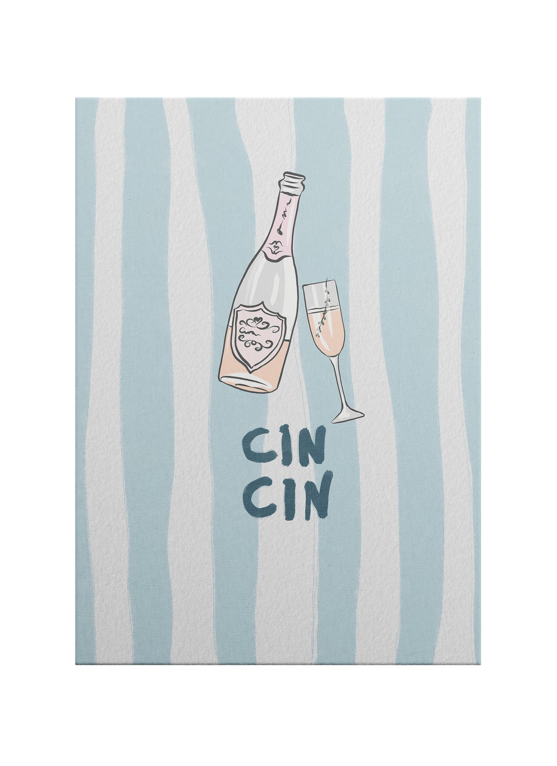 Çin Çin – Şampanya & Kadeh Minimal Tablo