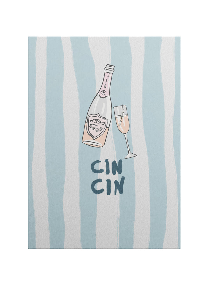 Çin Çin – Şampanya & Kadeh Minimal Tablo