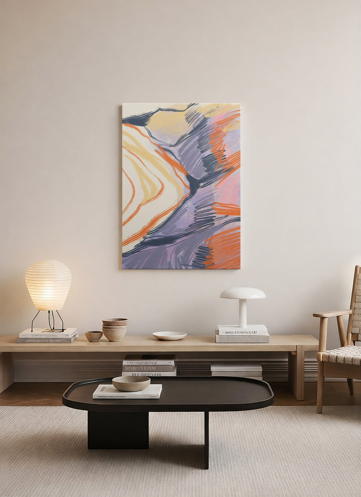 Dalgalı Formlarda Renklerin Kesişimi