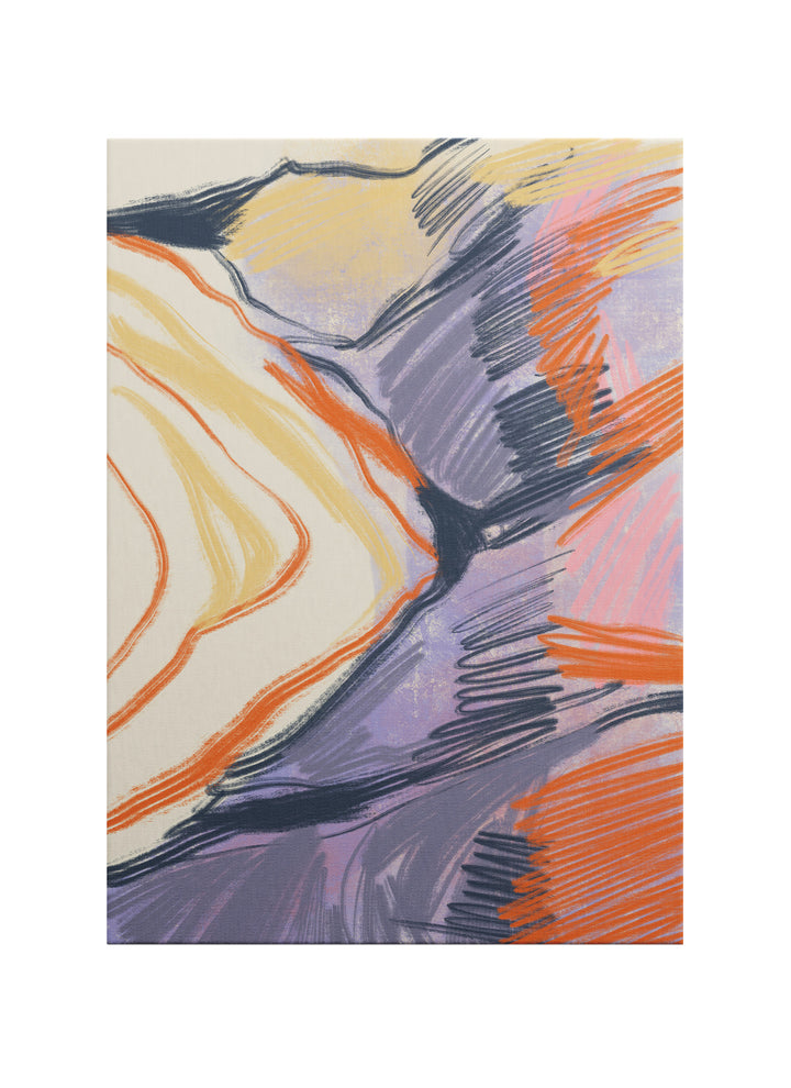 Dalgalı Formlarda Renklerin Kesişimi