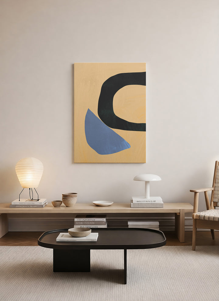 Denge Noktası – Modern Soyut Kanvas Tablo