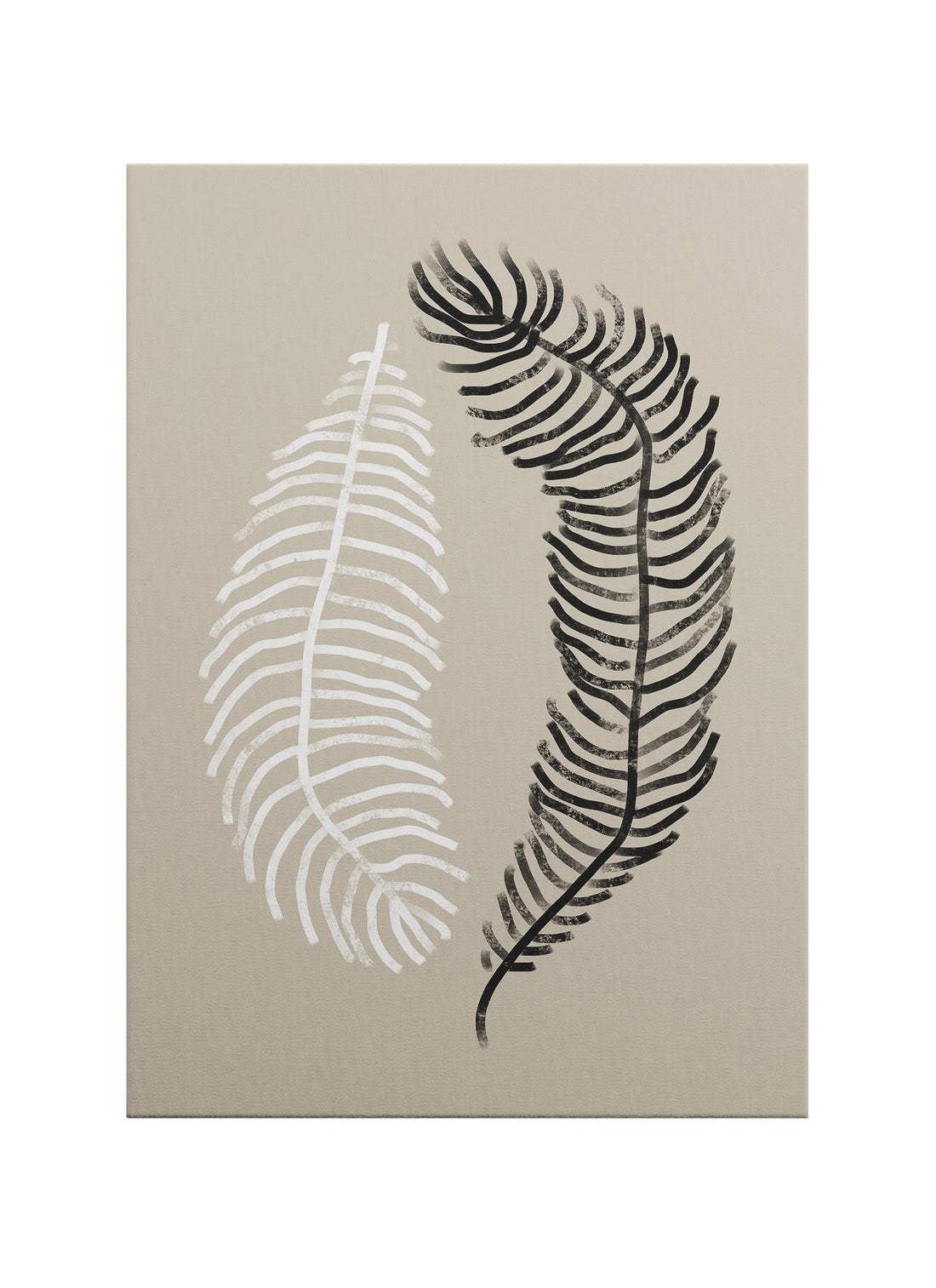 Denge – Minimal Botanik Kanvas Tablo