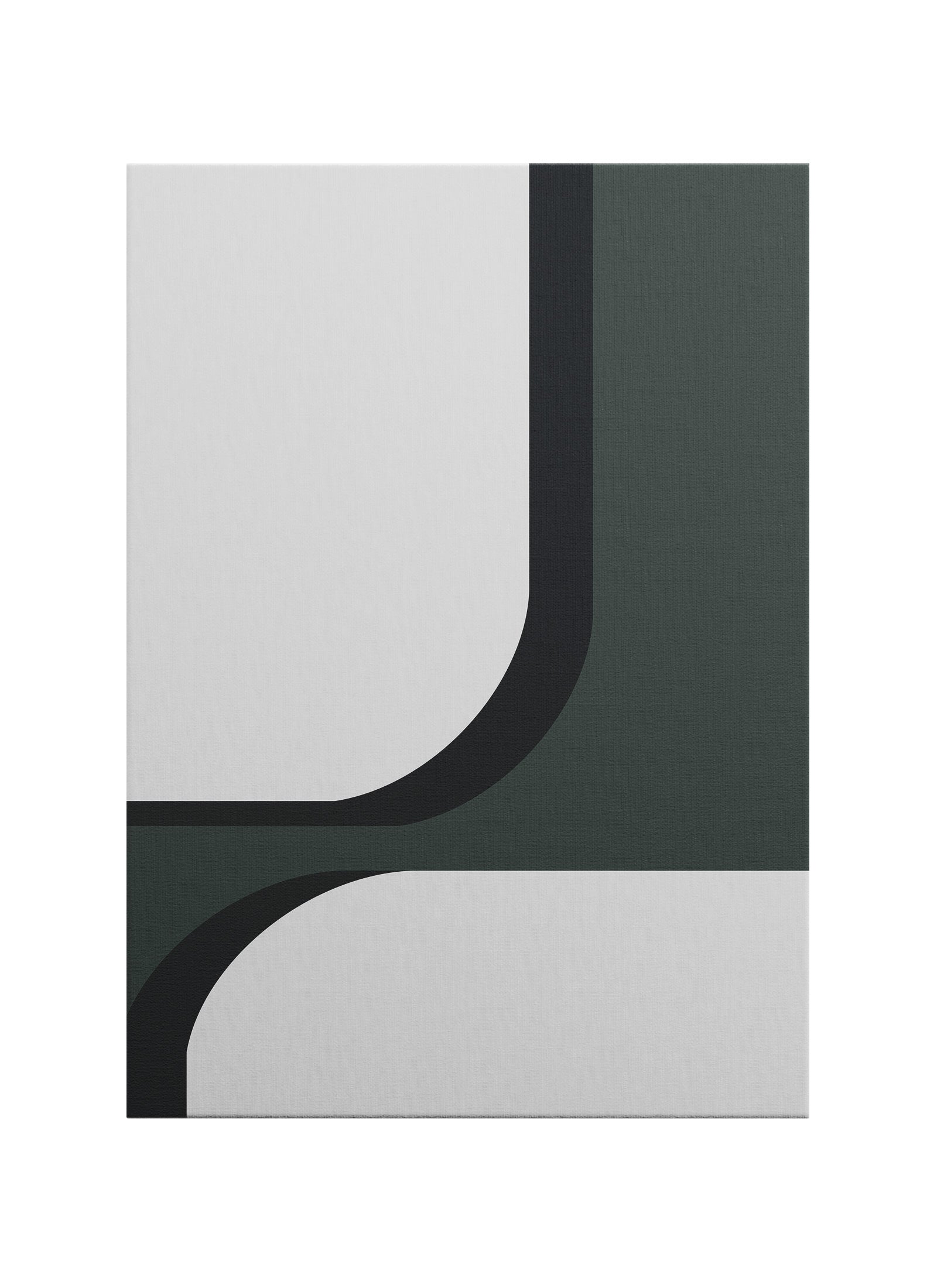 Dengeli Geçiş – Minimalist Geometrik Kanvas Tablo