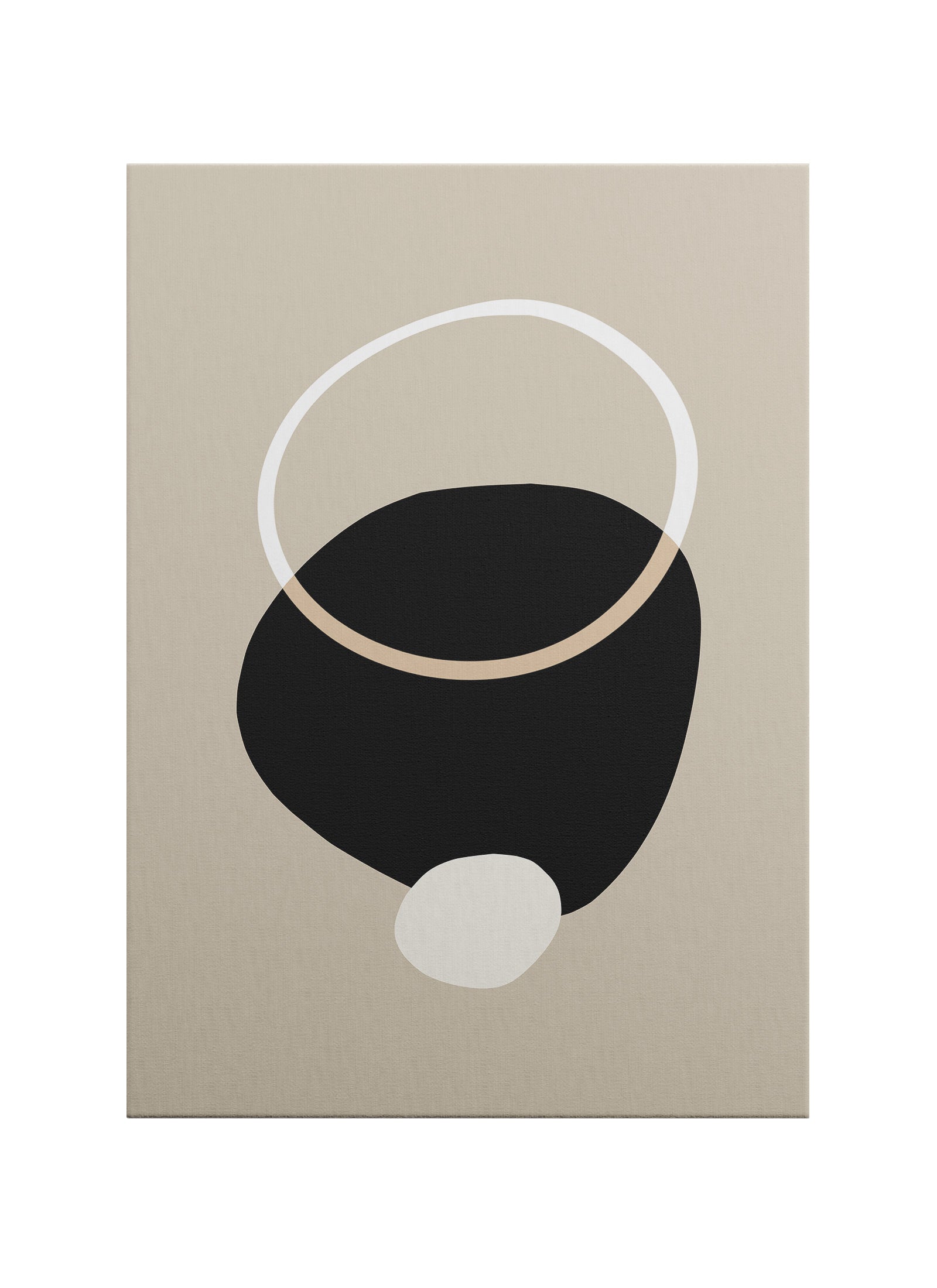 Eclipse Form – Geometrik Minimalist Kanvas Tablo