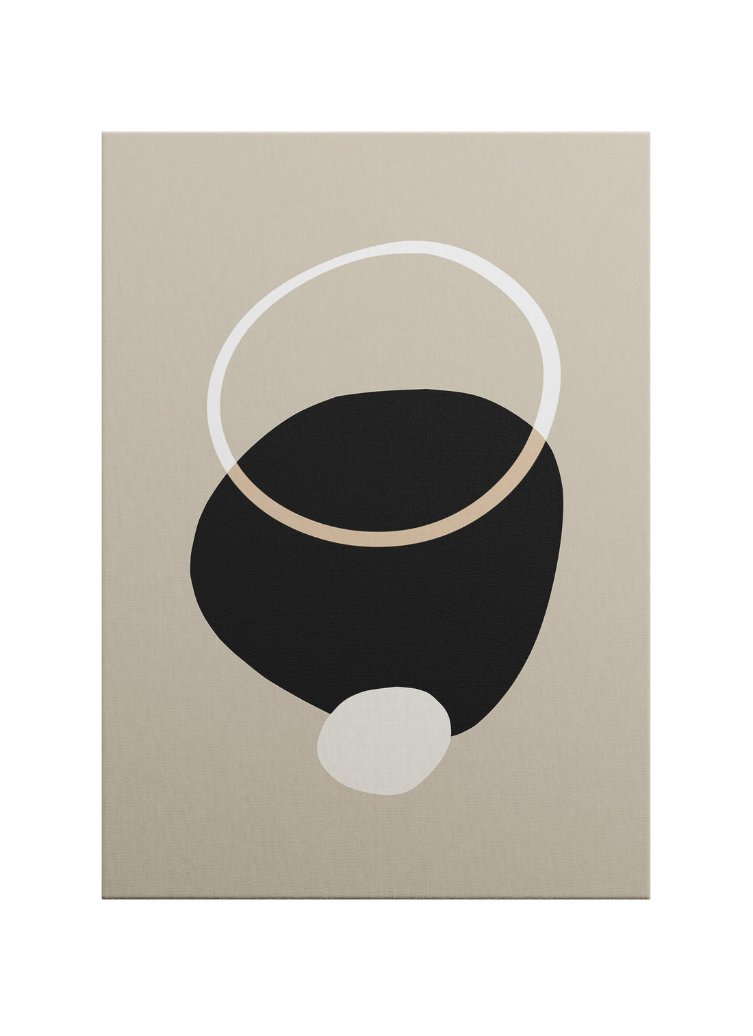 Eclipse Form – Geometrik Minimalist Kanvas Tablo