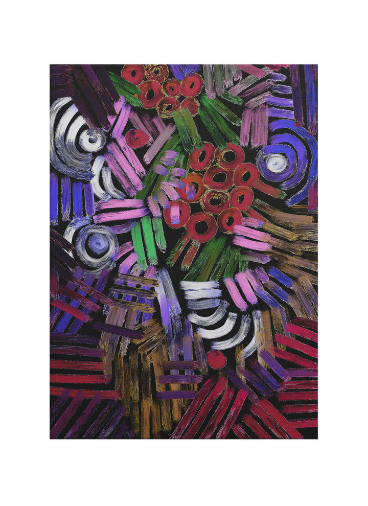 Formlarla Örülmüş Soyut Renk Ritmi