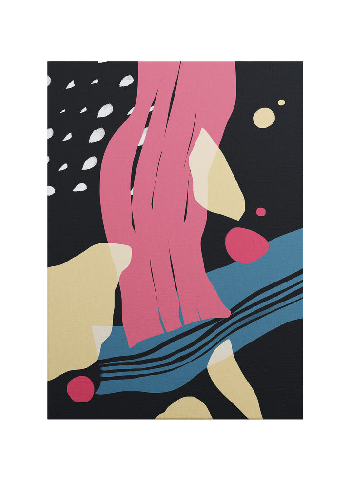 Gece Zemininde Akan Renk Kütleleri