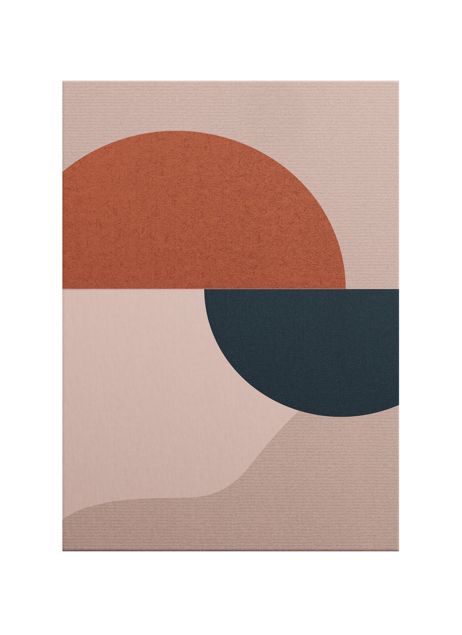 Geometrik Minimal Soyut Kanvas Tablo
