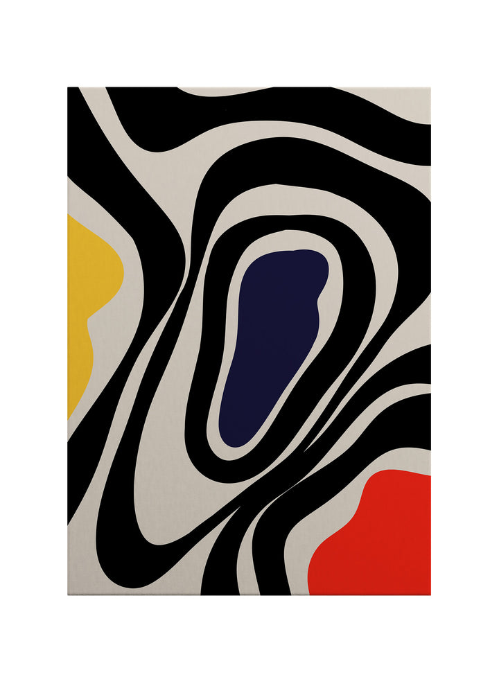 İç Akış – Modern Soyut Form Kanvas Tablo