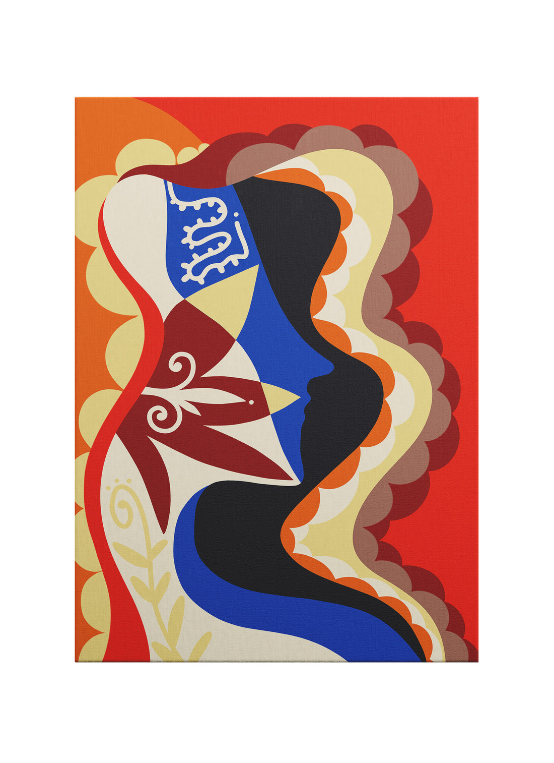 İçimdeki Ateş – Renkli Figüratif Pop Art Kanvas Tablo