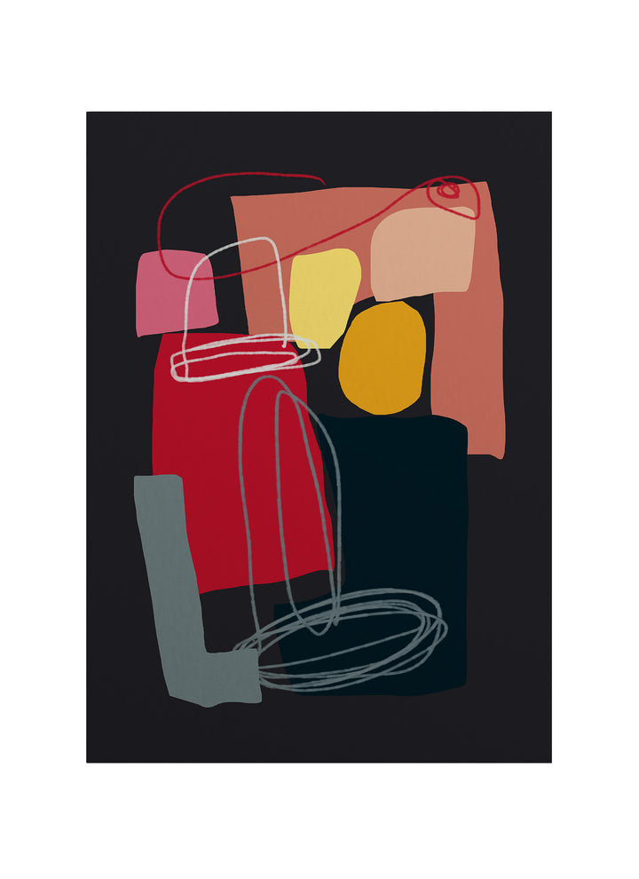 Katmanlar – Modern Soyut Kanvas Tablo