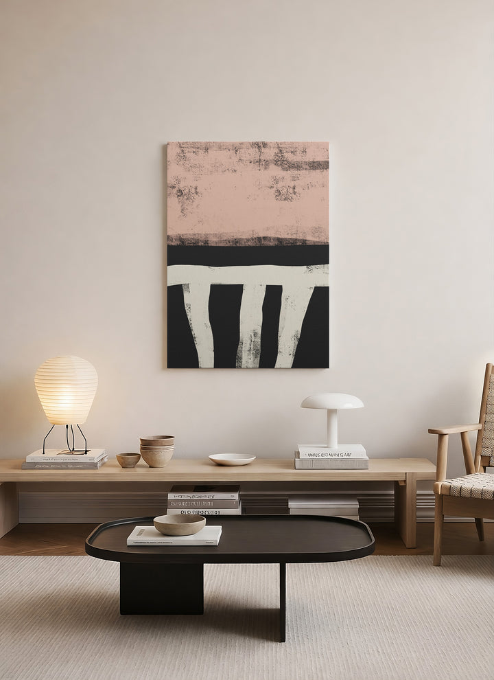 Katmanlı Sessizlik – Minimalist Soyut Kanvas Tablo