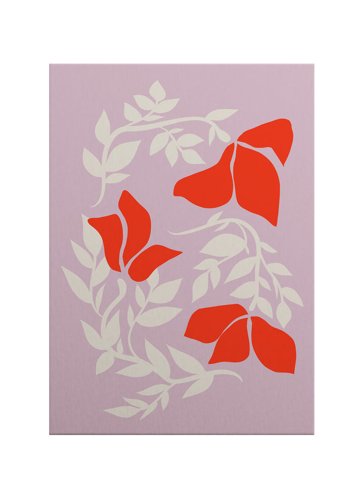 Kırılgan Bahar – Botanik Minimal Kanvas Tablo