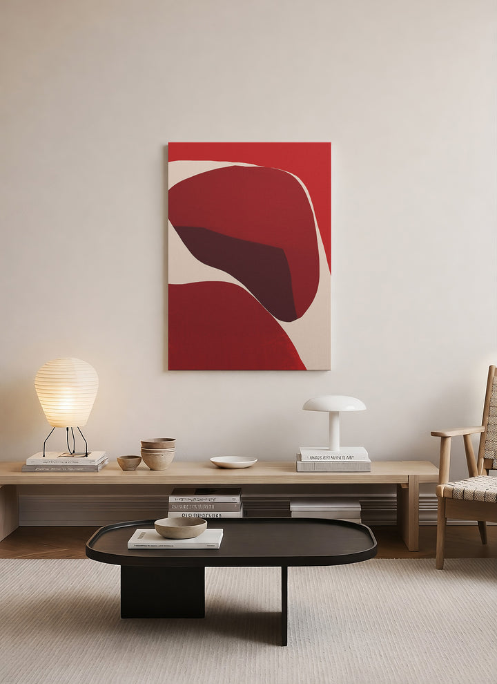 Kırmızı Yüzeyde Eğilen Formlar