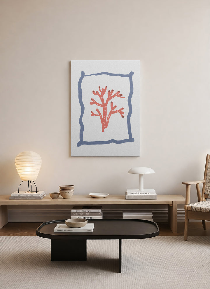 Mercan Dalı – Minimal Akdeniz Tablosu