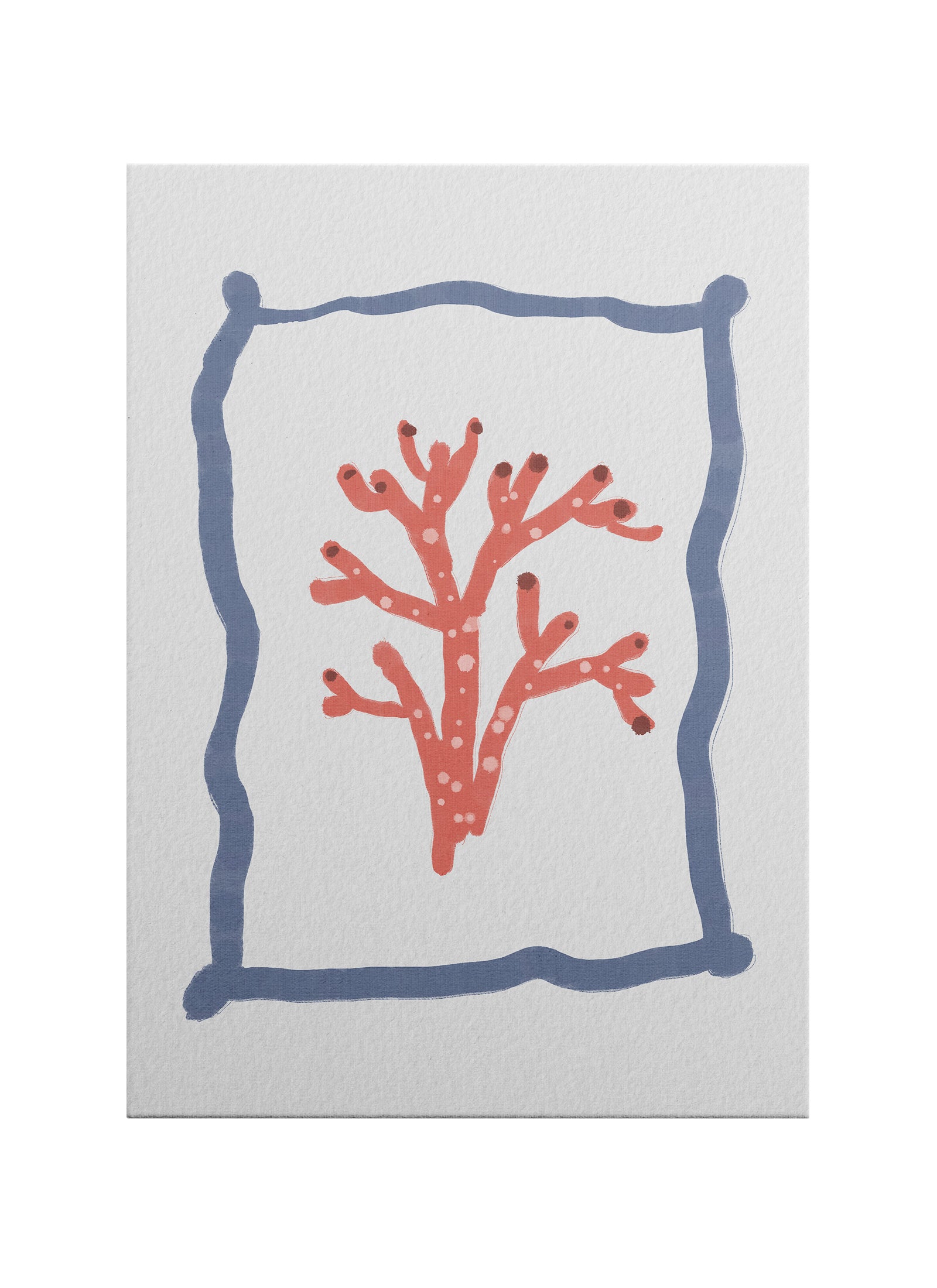 Mercan Dalı – Minimal Akdeniz Tablosu