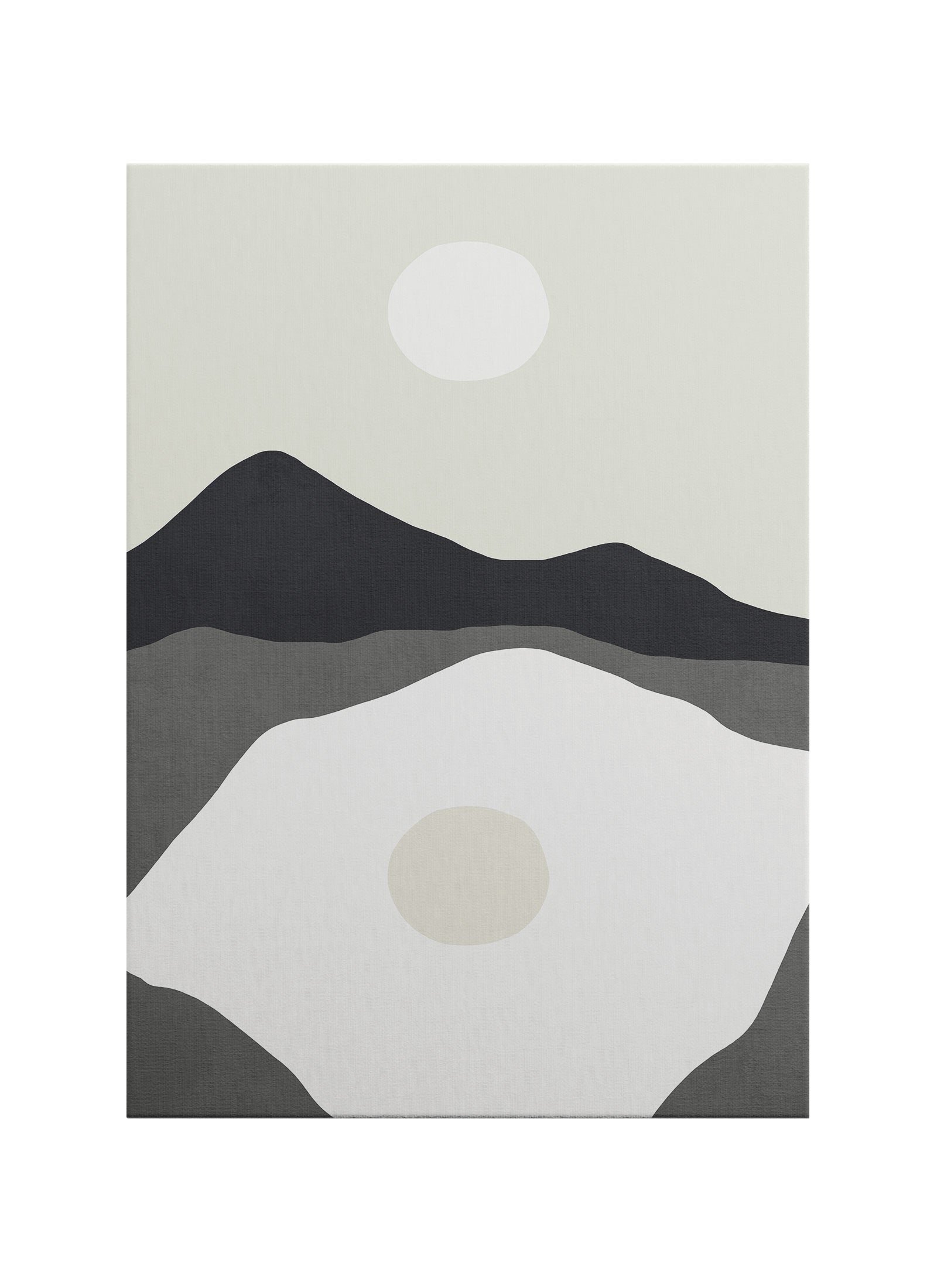 Minimalist Soyut Manzara Kanvas Tablo