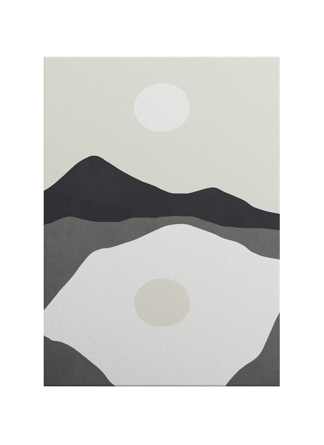 Minimalist Soyut Manzara Kanvas Tablo