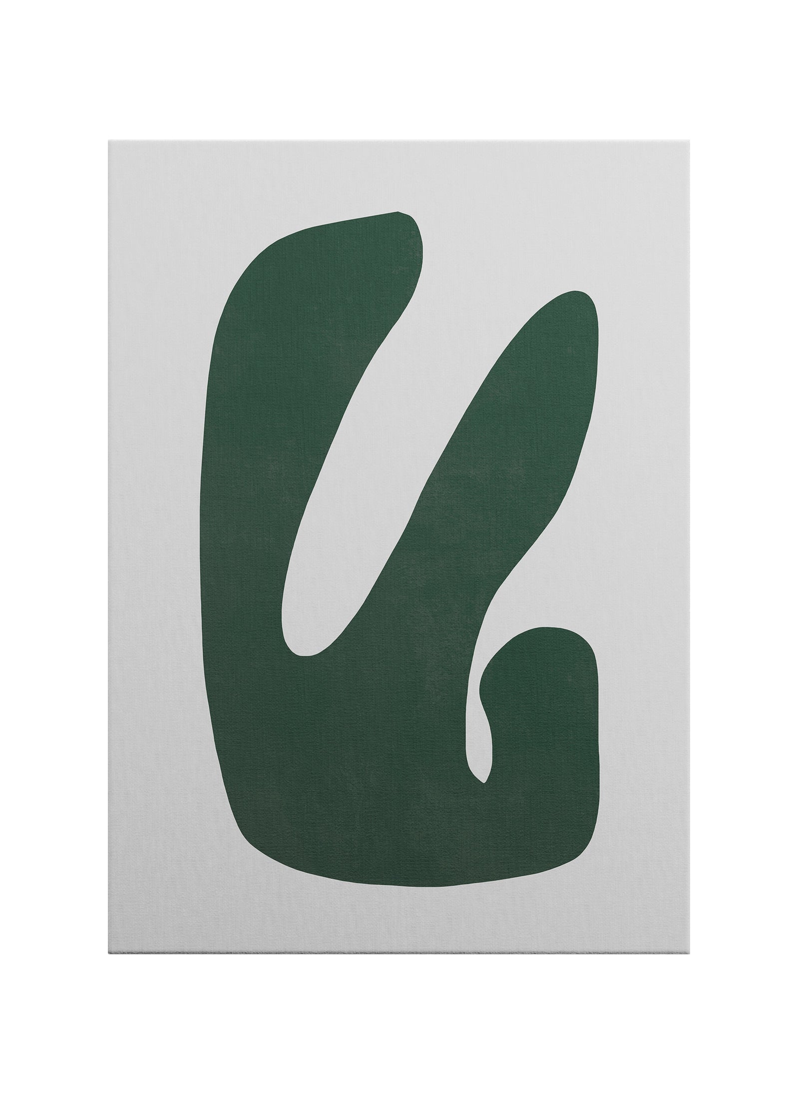 Organik Form – Minimalist Abstract Kanvas Tablo