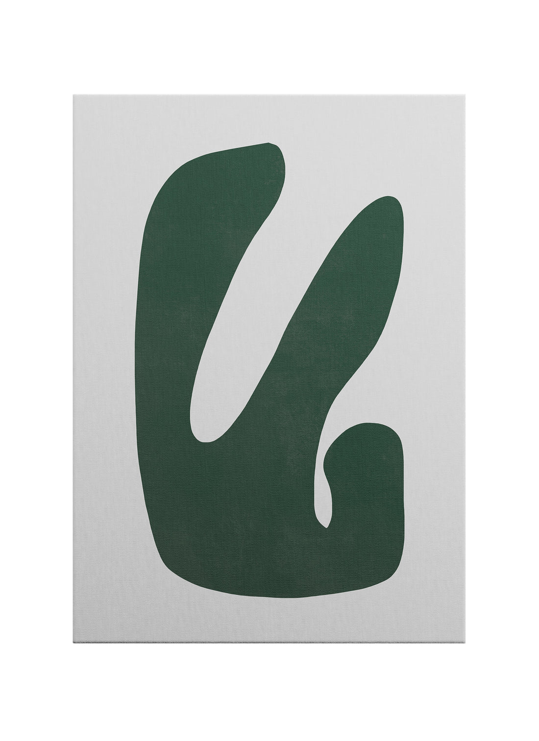 Organik Form – Minimalist Abstract Kanvas Tablo