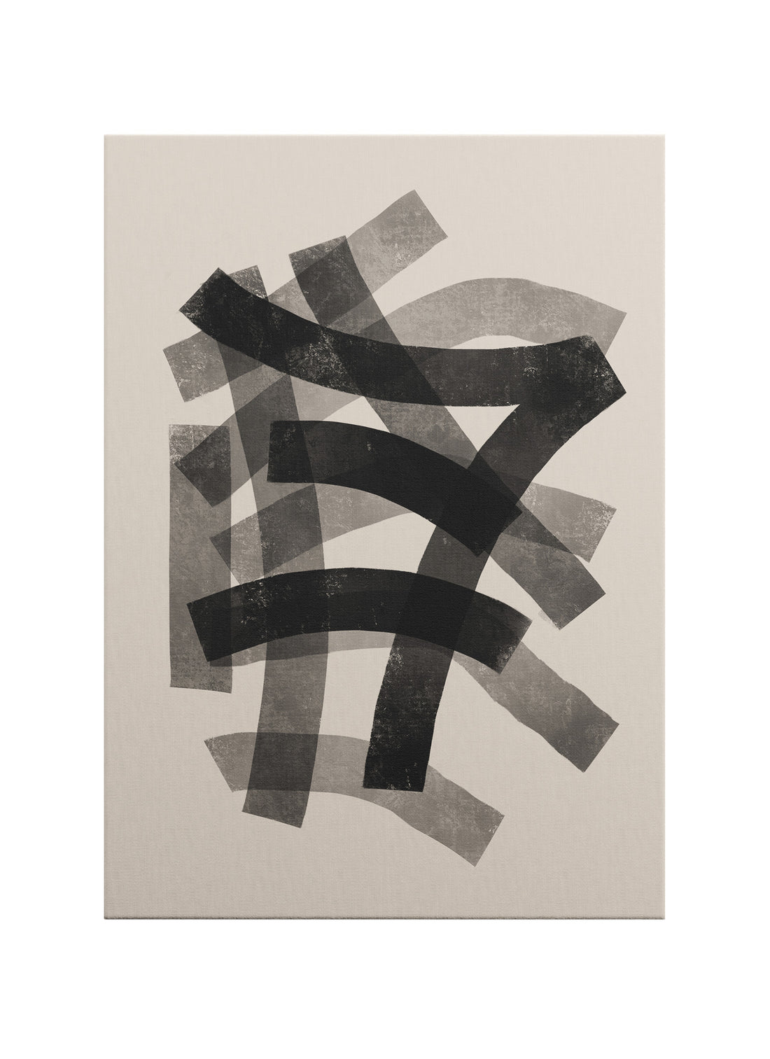 Özgür Katmanlar – Modern Minimalist Soyut Kanvas Tablo