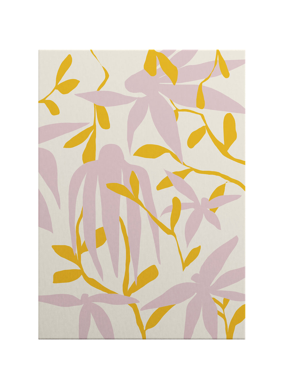 Pastel Botanik Denge Minimal Kanvas Tablo