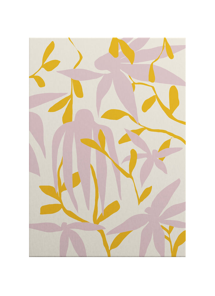 Pastel Botanik Denge Minimal Kanvas Tablo