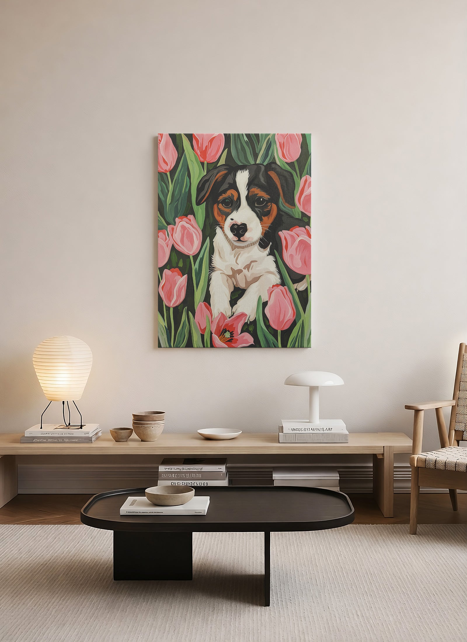 Pembe Laleler Arasında Köpek