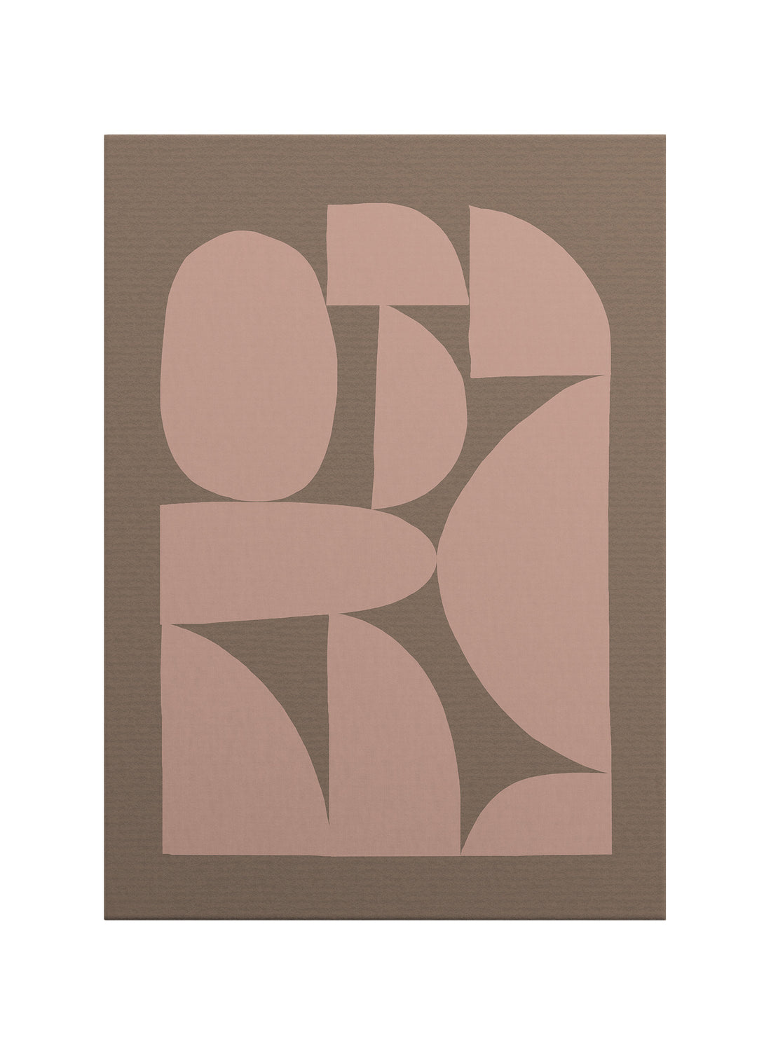 Pudra Formlar Geometrik Kanvas Tablo