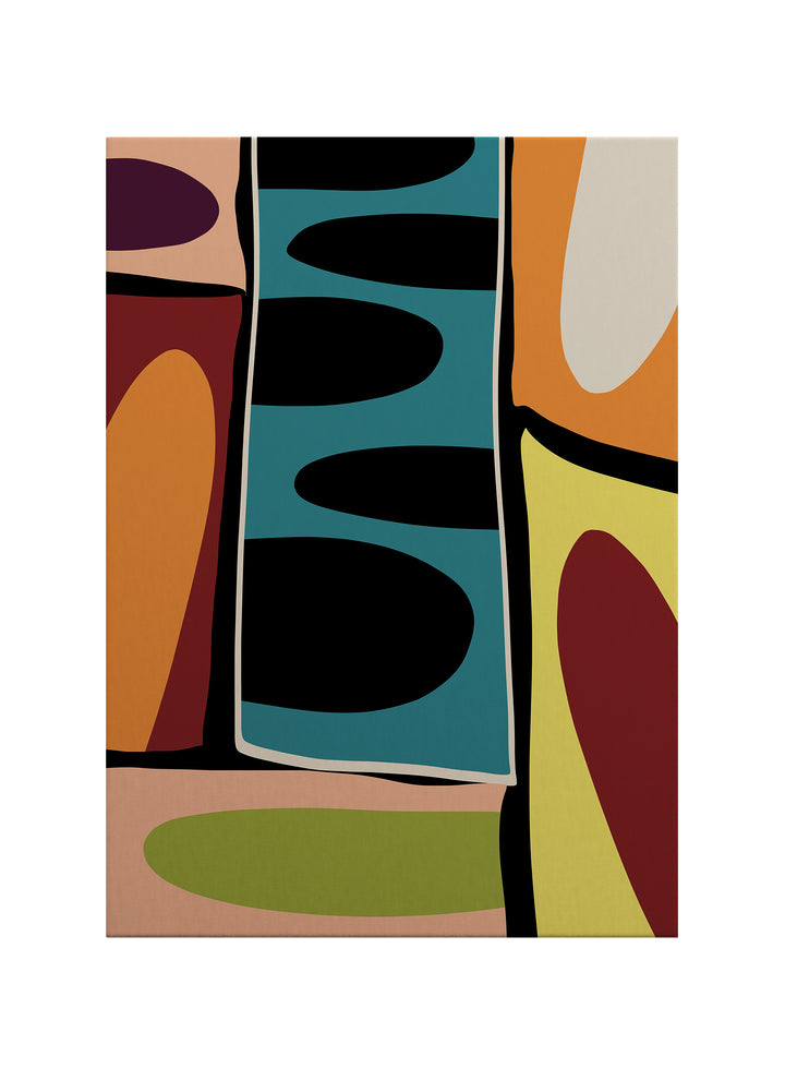 Renk Akışı – Modern Soyut Kanvas Tablo