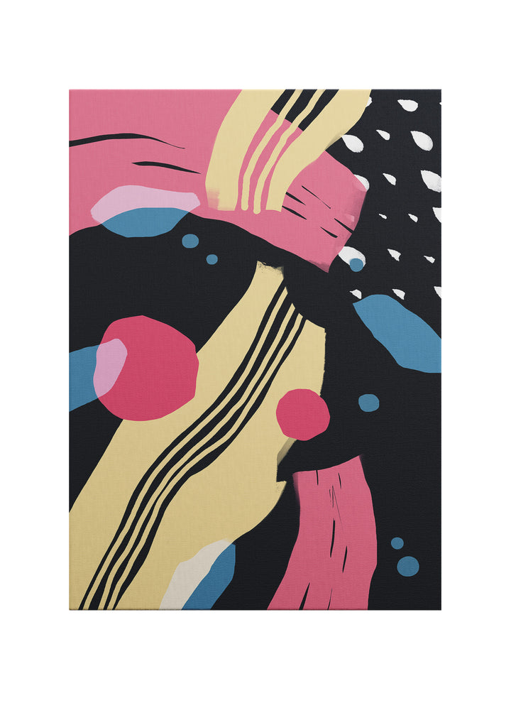 Renkli Formlar – Grafik Soyut Kanvas Tablo