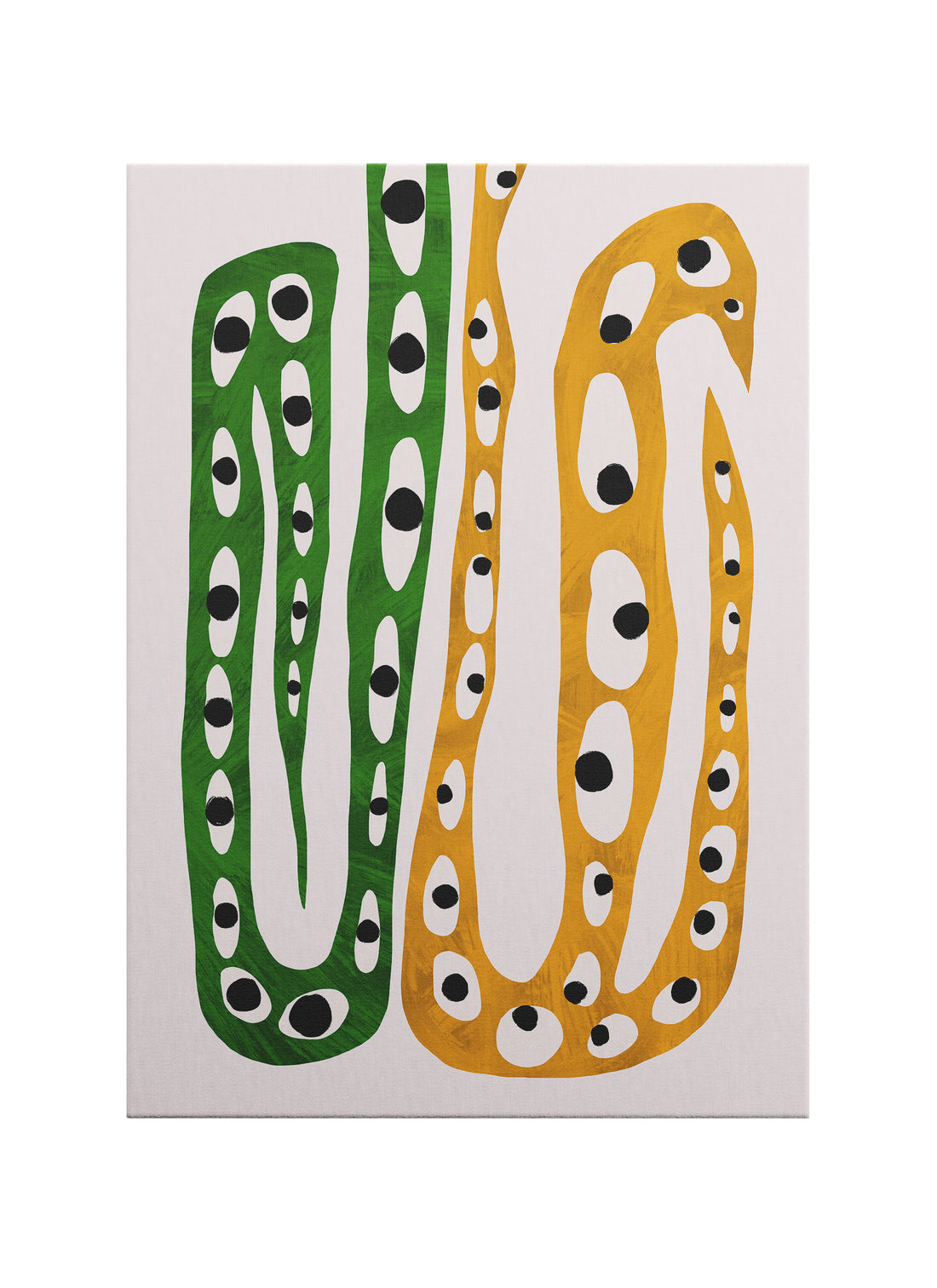 Ritmik Formlar – Abstract Geometrik Kanvas Tablo