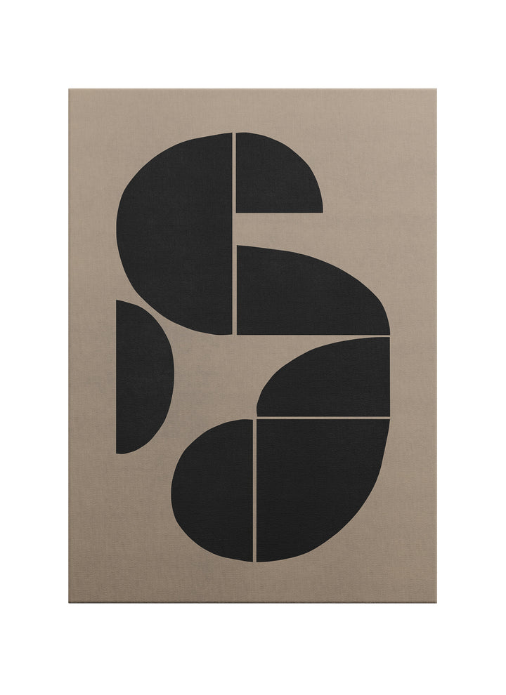 Ritmik Formlar – Bauhaus Stil Geometrik Kanvas Tablo