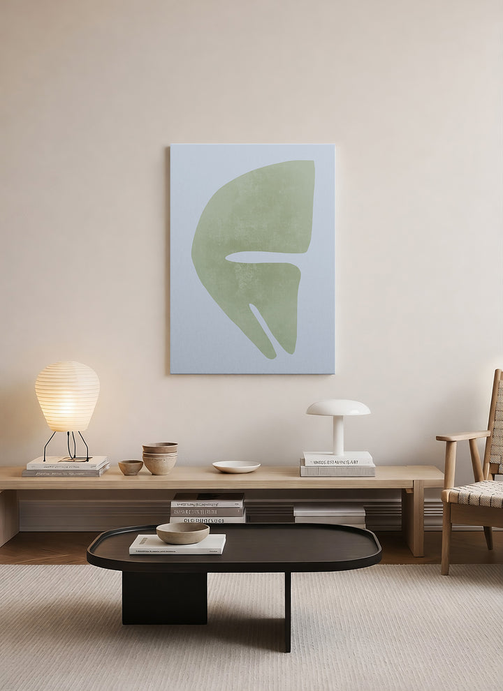 Sage Figure – Minimal Organik Form Kanvas Tablo