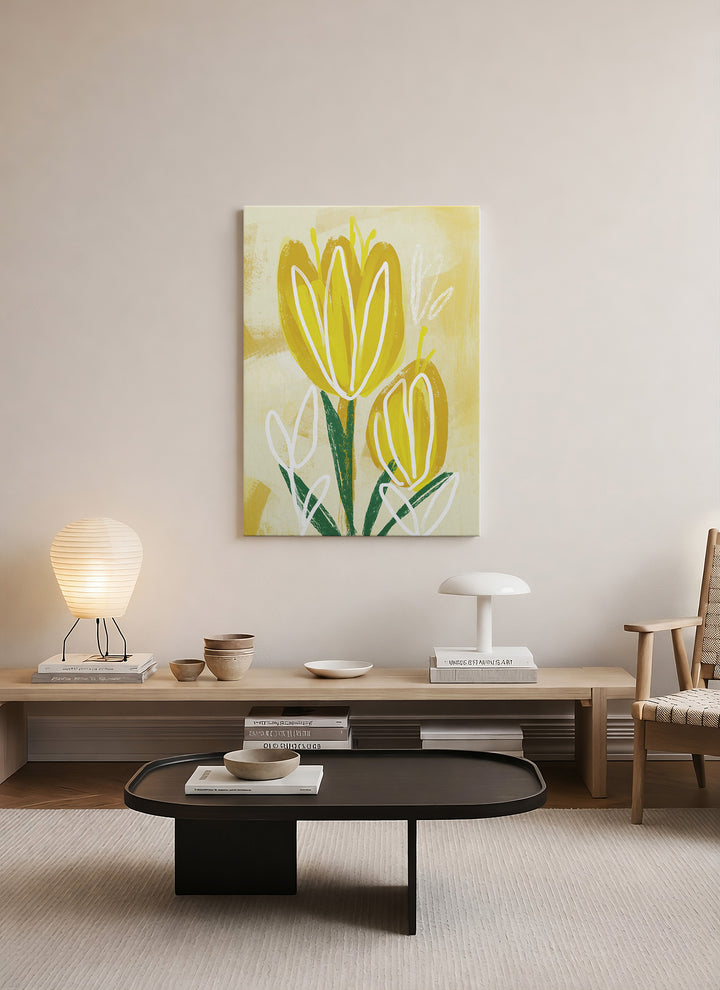 Sarının Hafifliğiyle Açılan Çiçek Formları