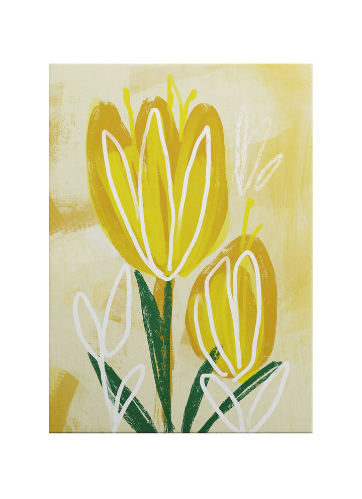 Sarının Hafifliğiyle Açılan Çiçek Formları