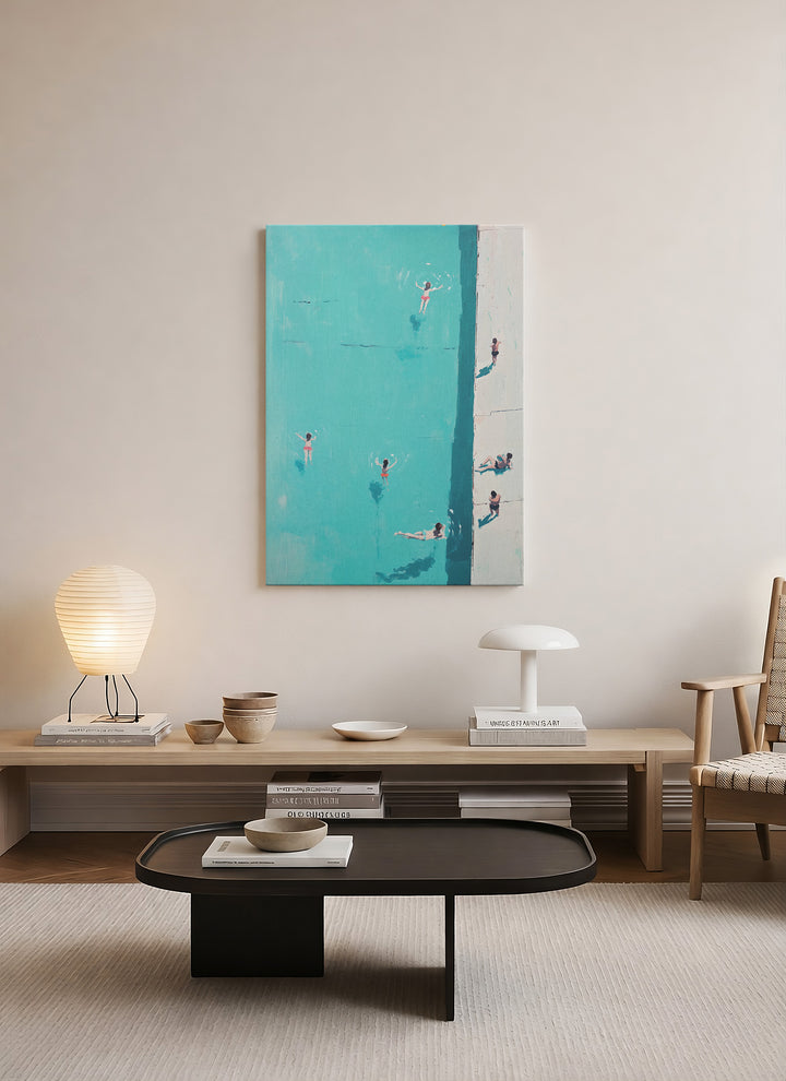 Serbest Yüzüş – Kanvas Tablo