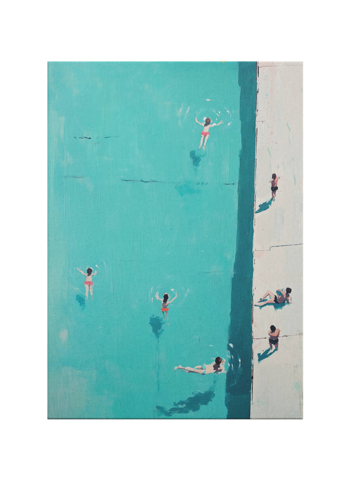 Serbest Yüzüş – Kanvas Tablo