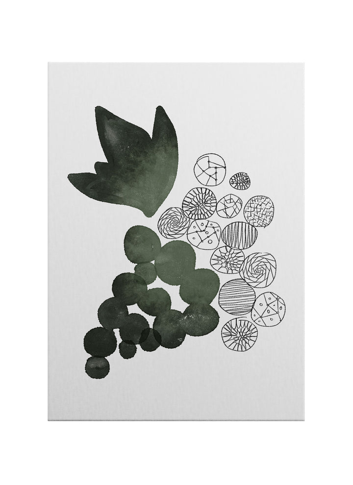 Sessiz Bahçe – Botanik Minimal Kanvas Tablo