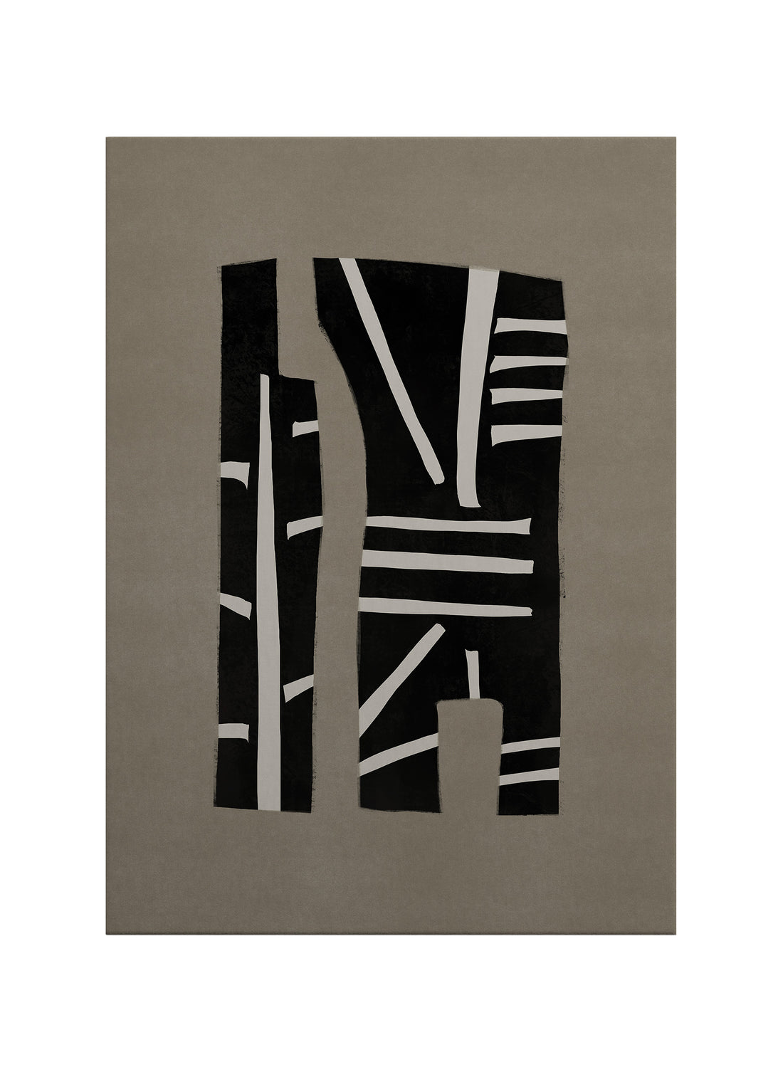 Sessiz Ritm – Minimal Grafik Kanvas Tablo