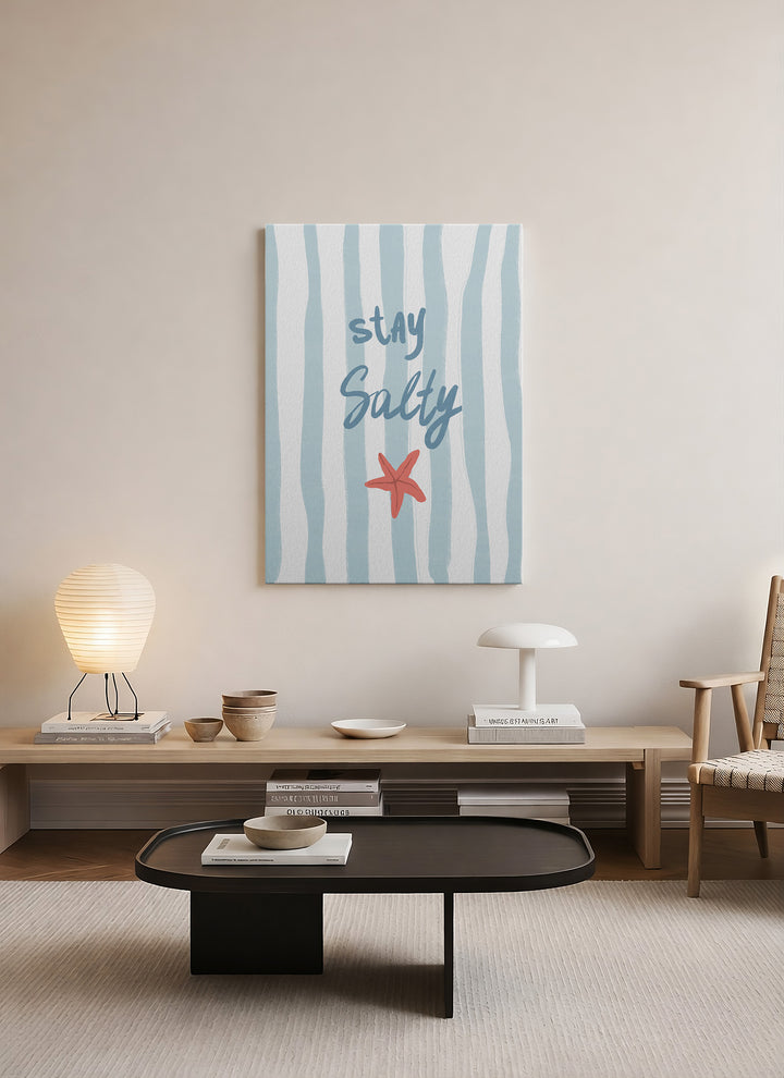 Tuzlu Kal – Deniz Yıldızı Minimal Tablo